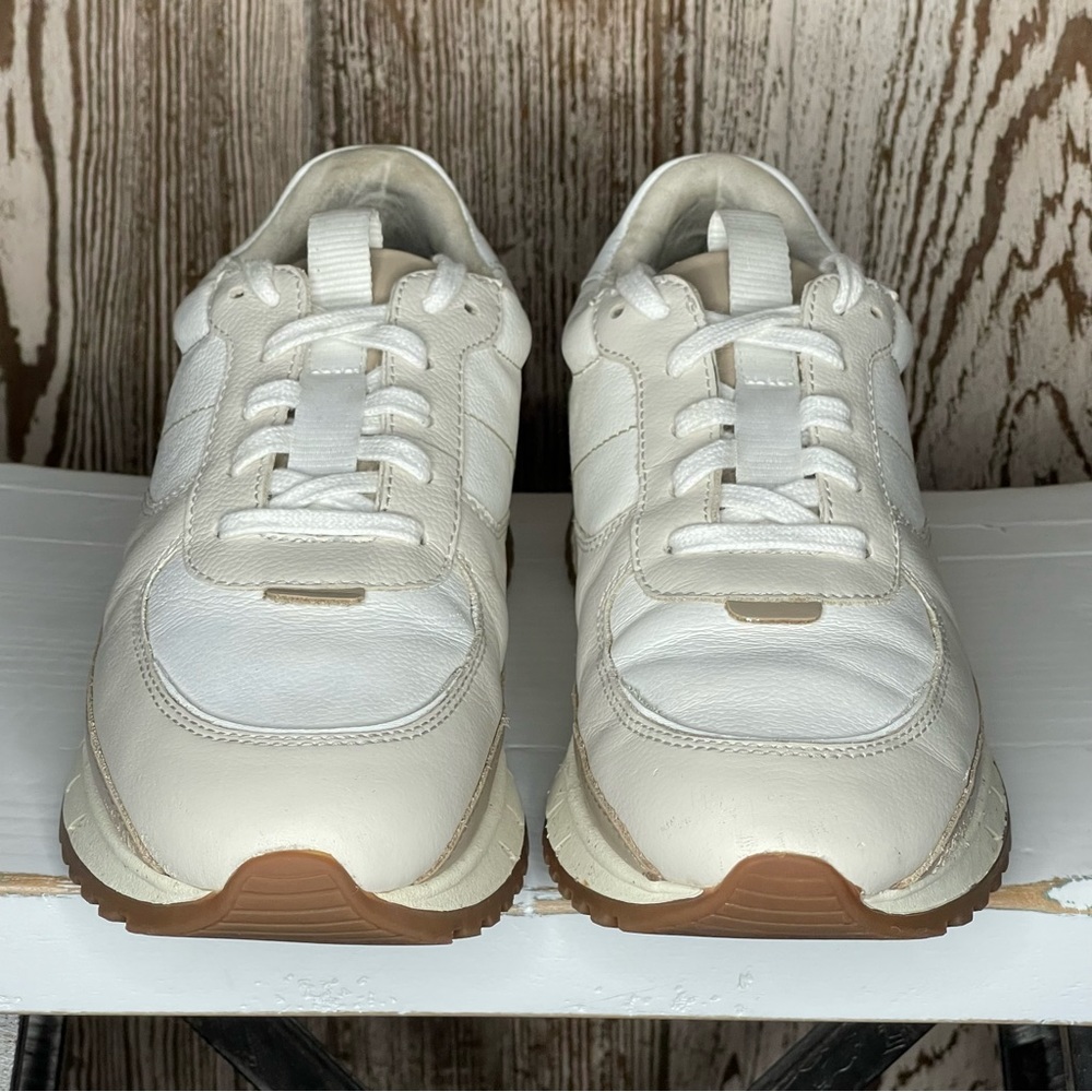 Madewell Kick Off Trainer Sneakers Shoes Antique Cream / Beige Size 7 - Picture 12 of 16